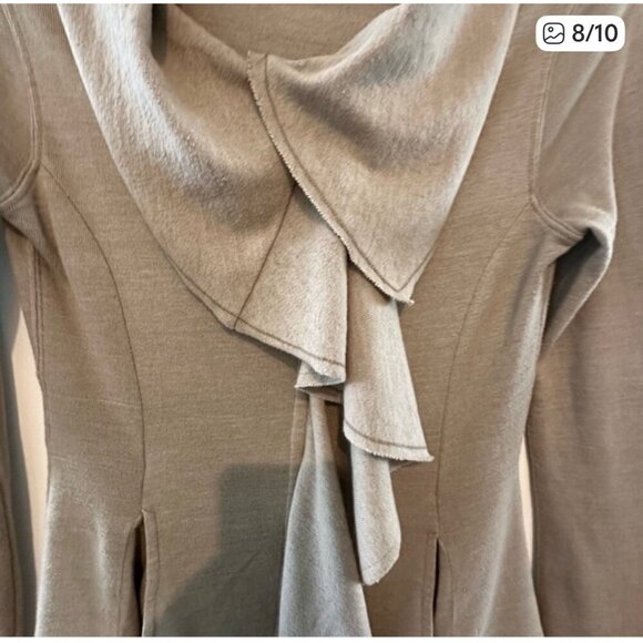 Fresh Laundry Womens XS Ruffled Open Cardigan - Picture 8 of 10
